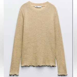 Worn Once! Zara crewneck sweater - size S